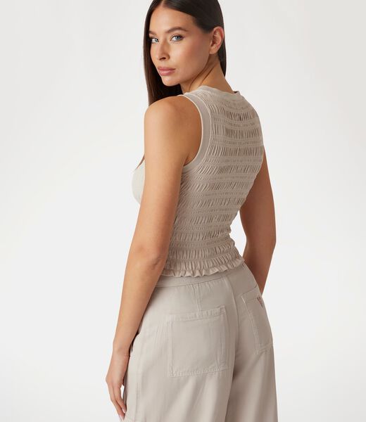 Smocked tank top