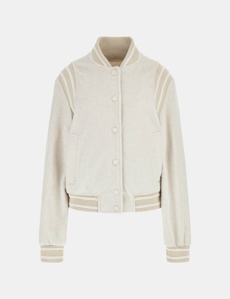 Back Logo Bomber Jacket