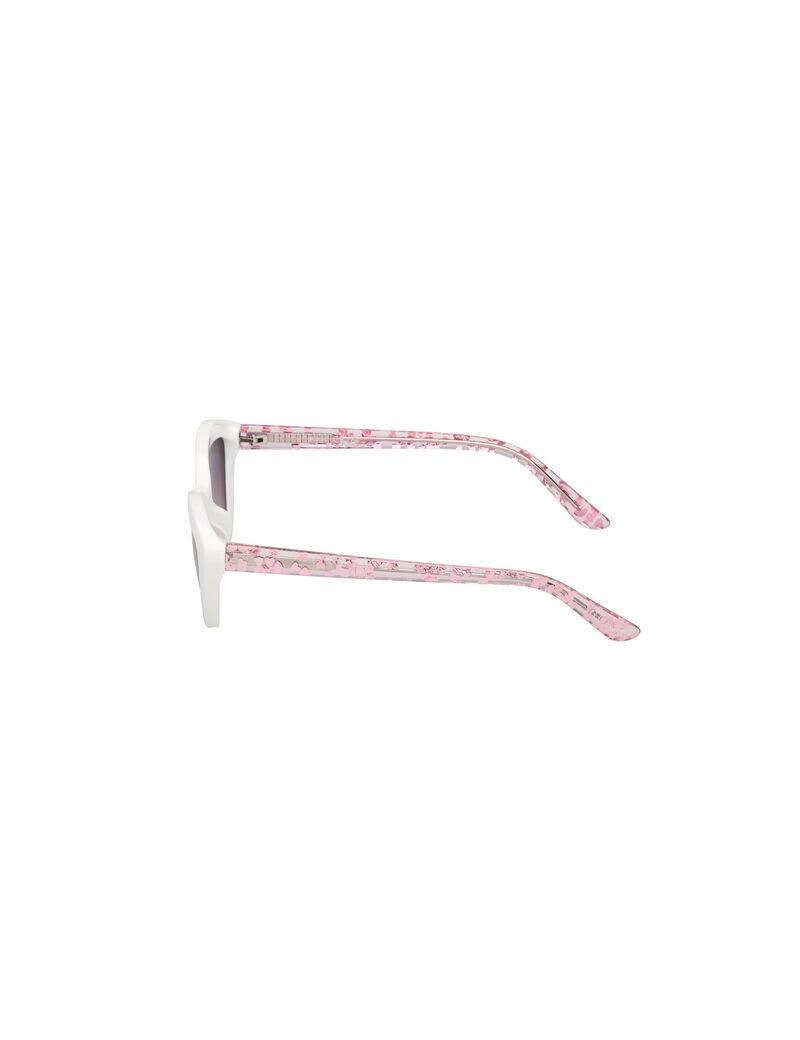 Geometric full rim sunglasses