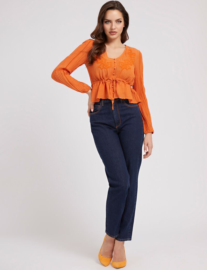 Mom fit denim pant