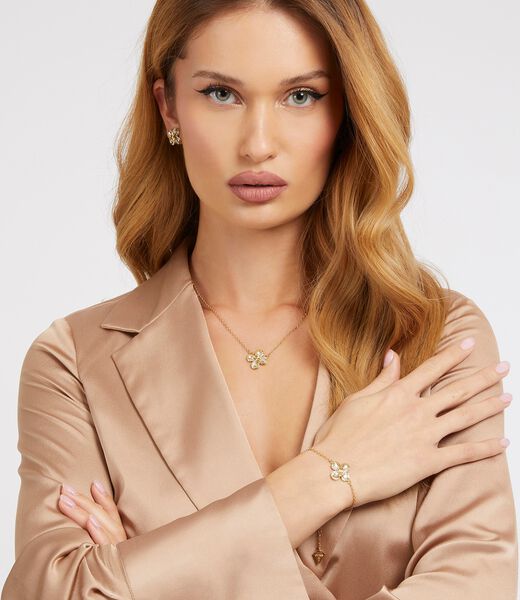 guess amazing blossom women s earring