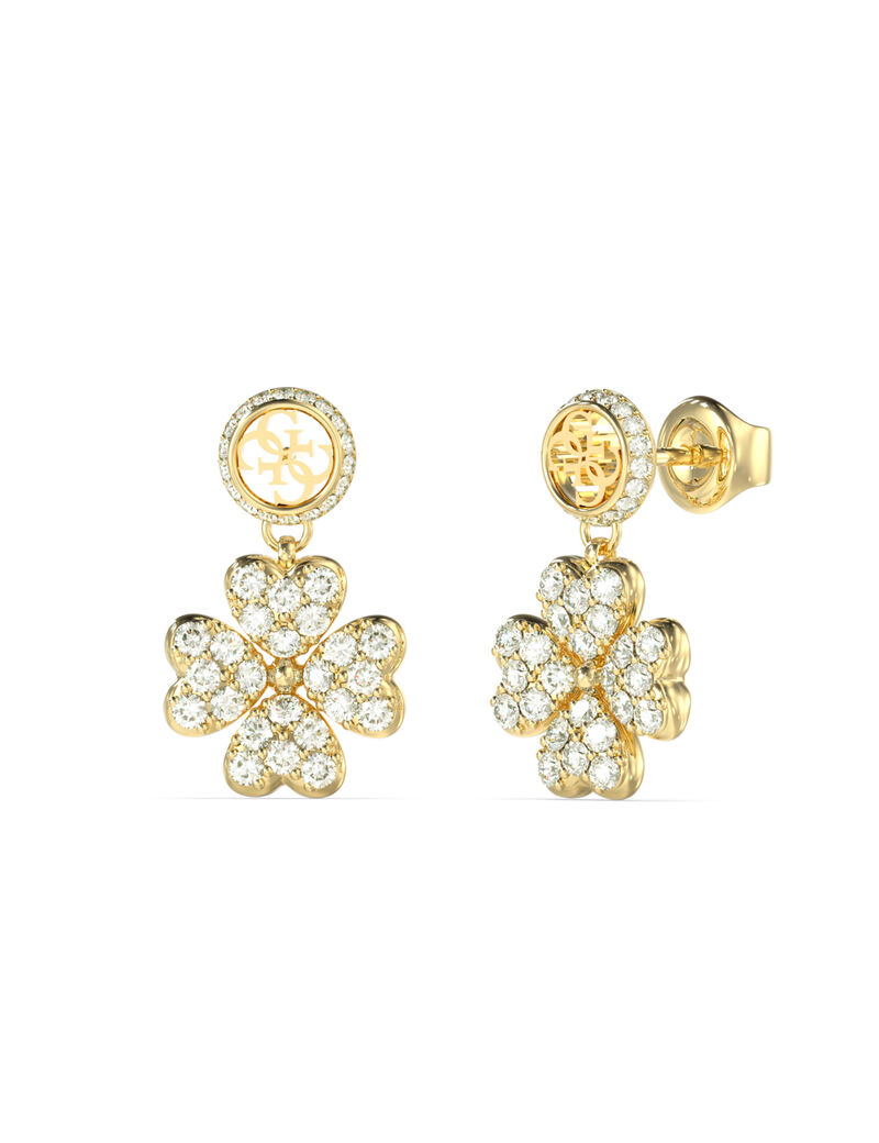 guess 22mm lucky charm pave pendants