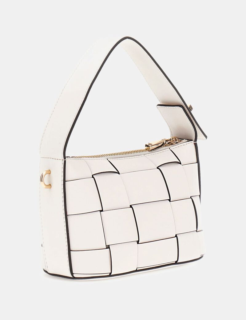 Maylee Woven Mini Hobo Bag