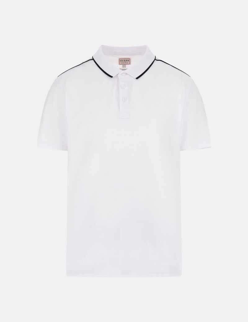 Logo bands polo shirt