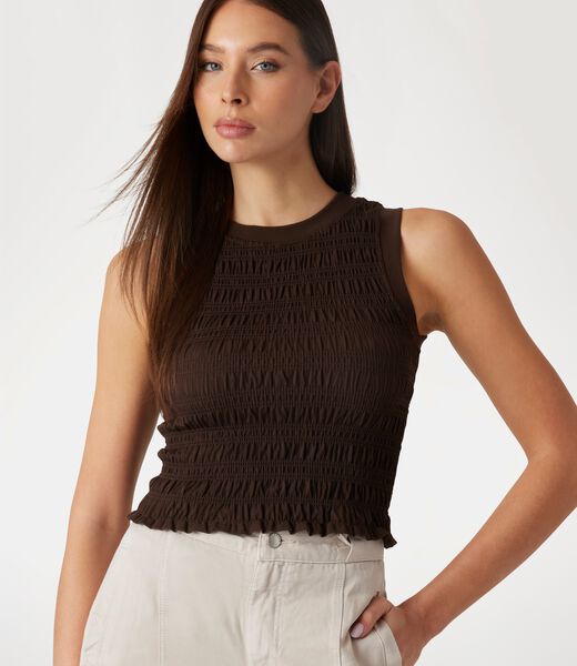 Smocked tank top