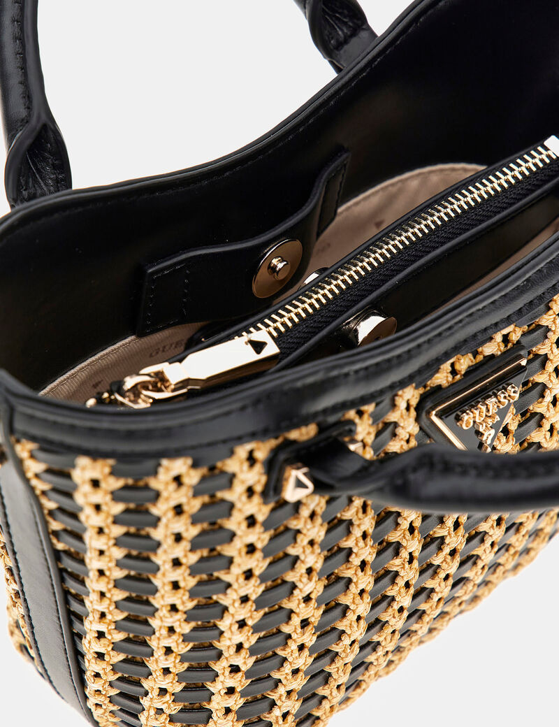 Atalia raffia mini handbag