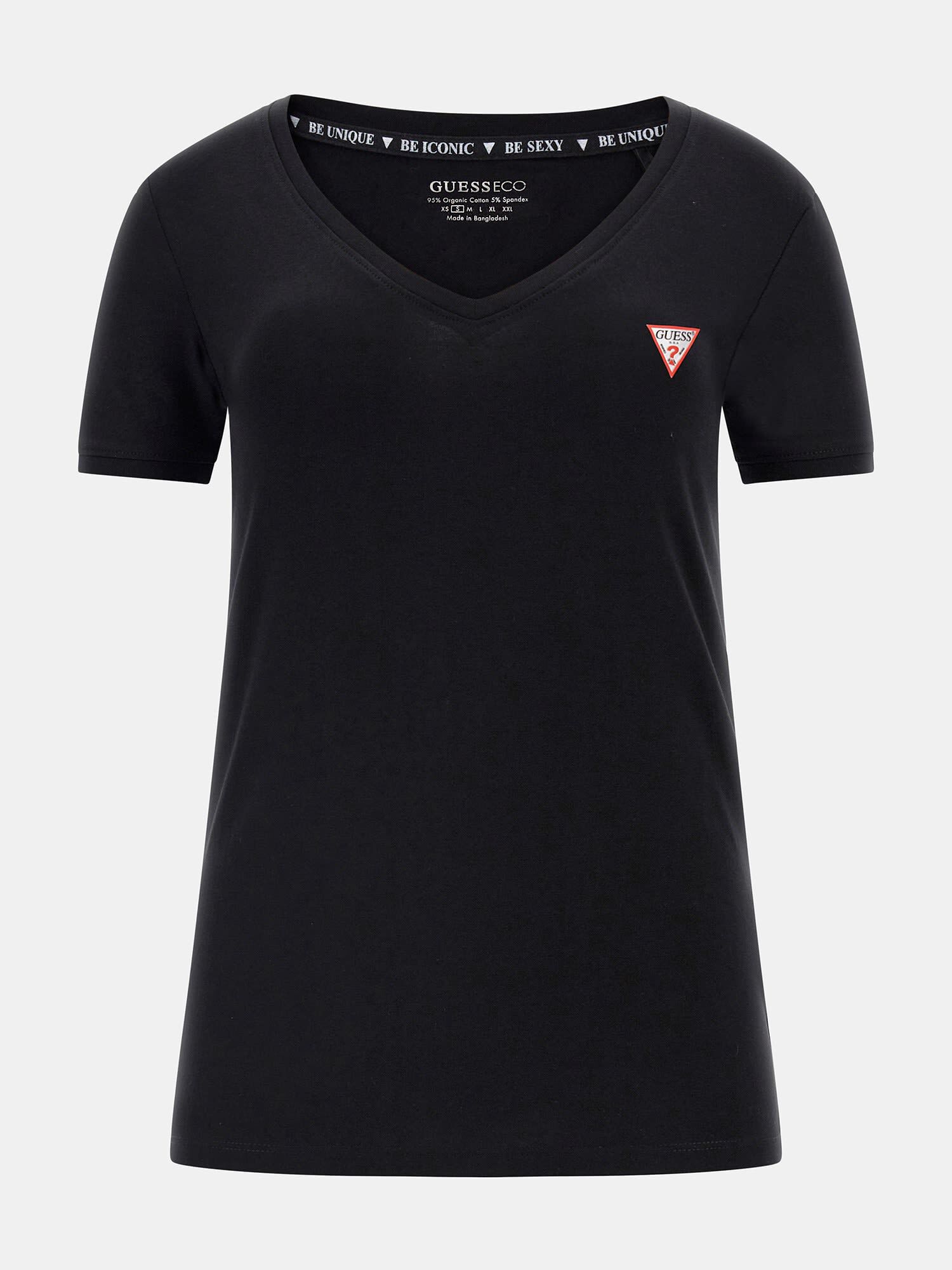 Guess v neck t shirt outlet