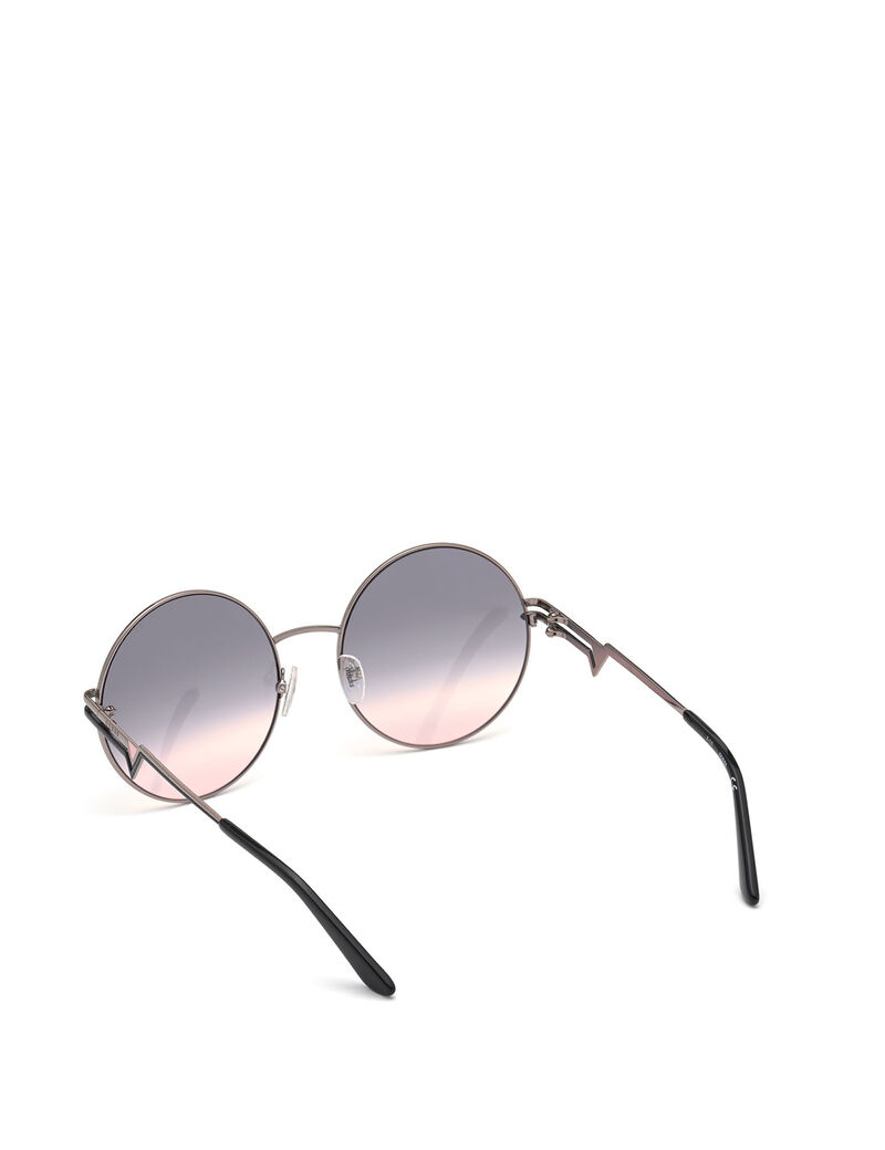 نظارة شمسية بعدسات دائرية