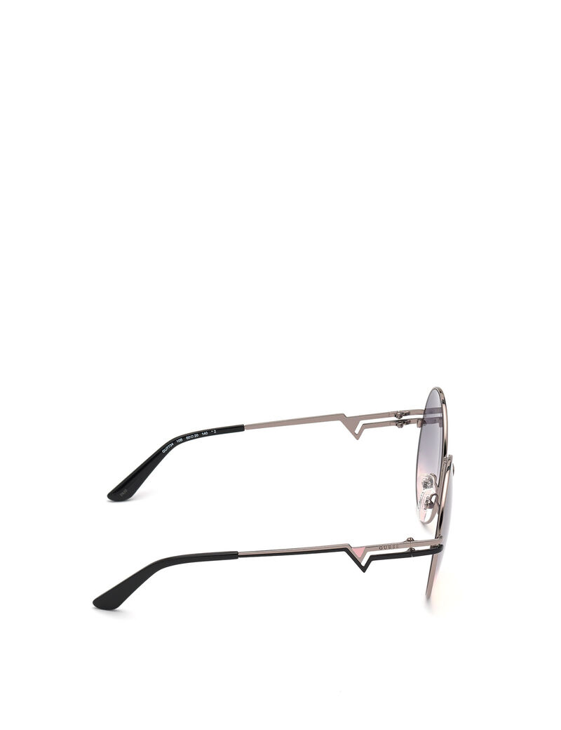 نظارة شمسية بعدسات دائرية