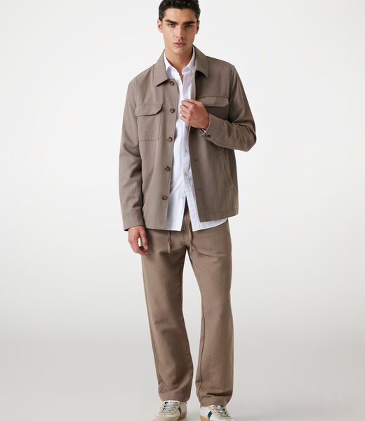 Linen blend relaxed pants