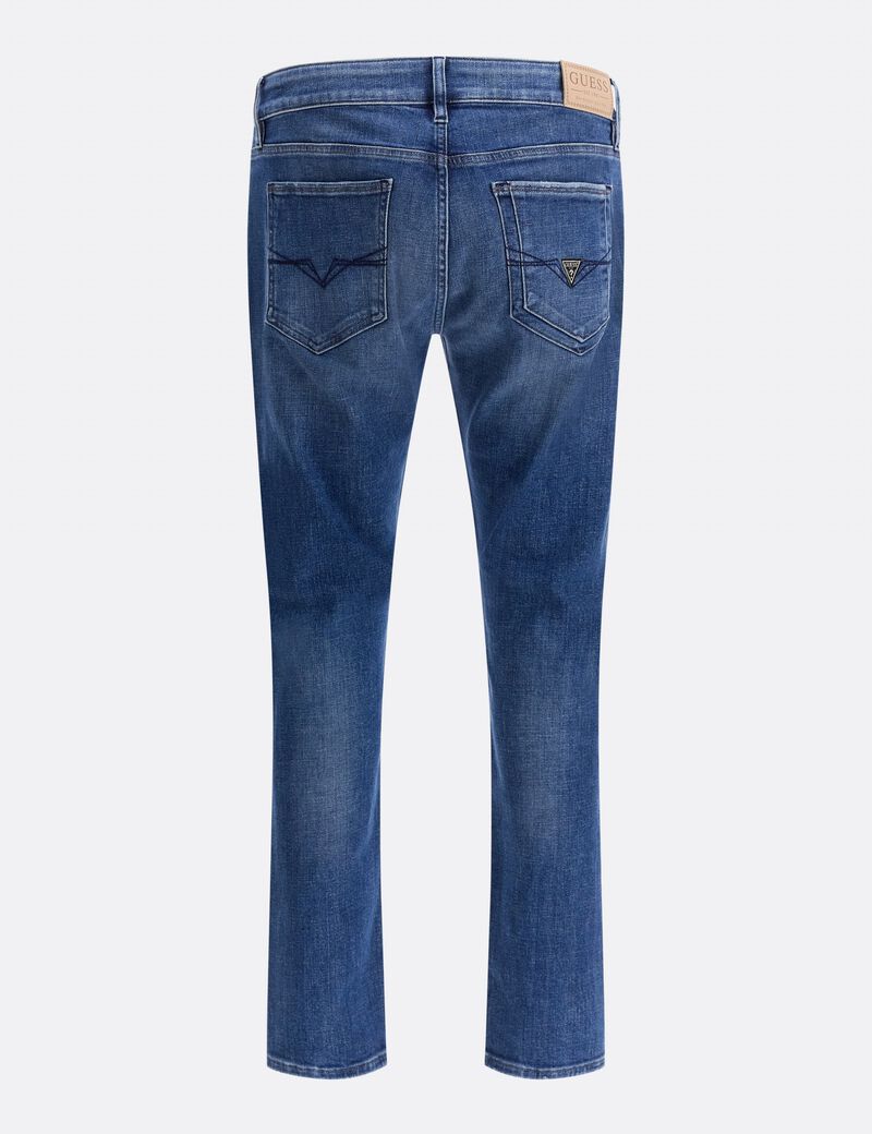 Faded Tapered Jeans