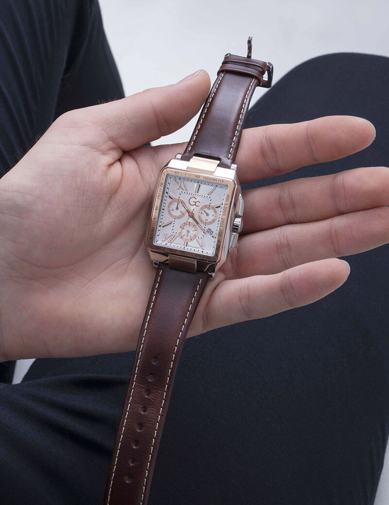 Gc Rectangle Multi-Function Watch