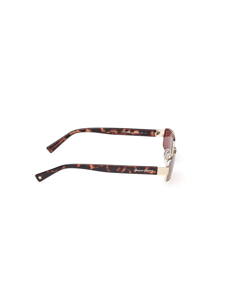 Rectangle metal sunglasses