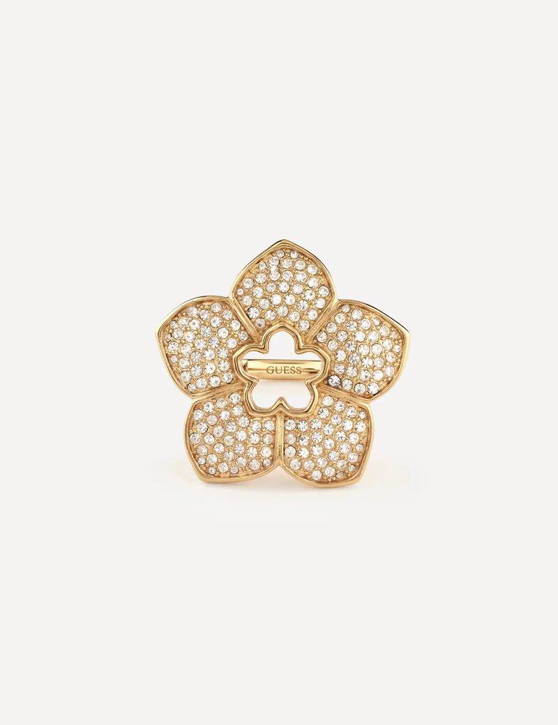 35Mm Pave Flower Maxi Ring