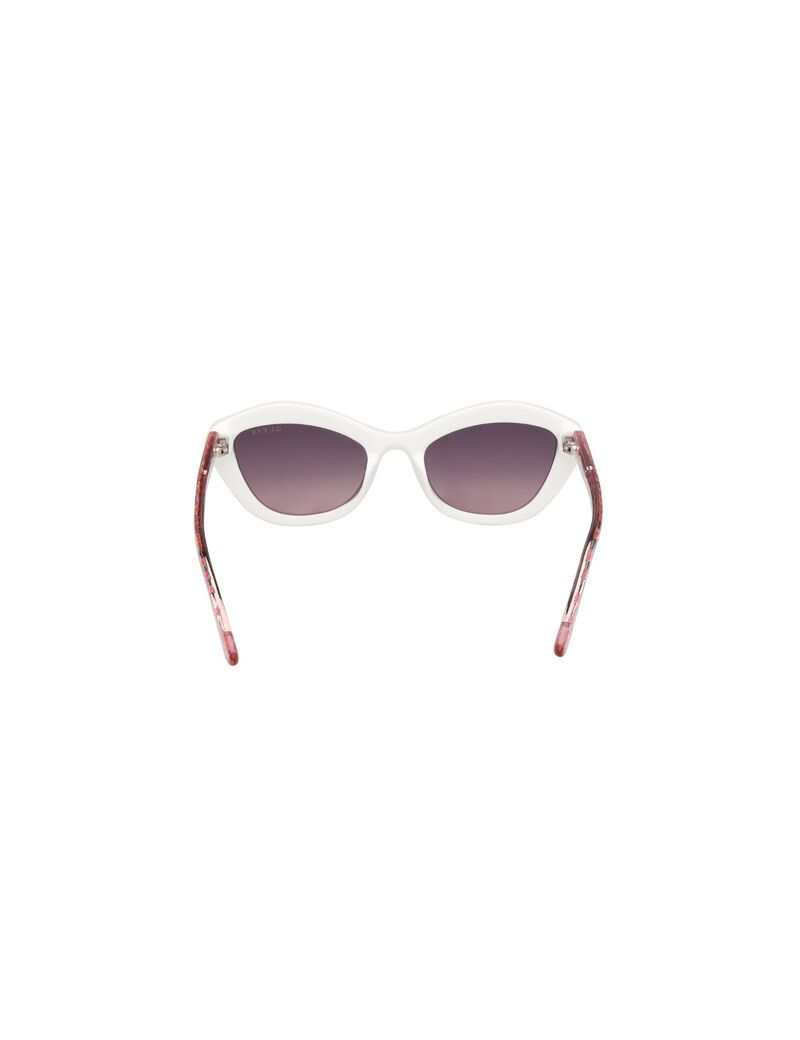 Geometric full rim sunglasses