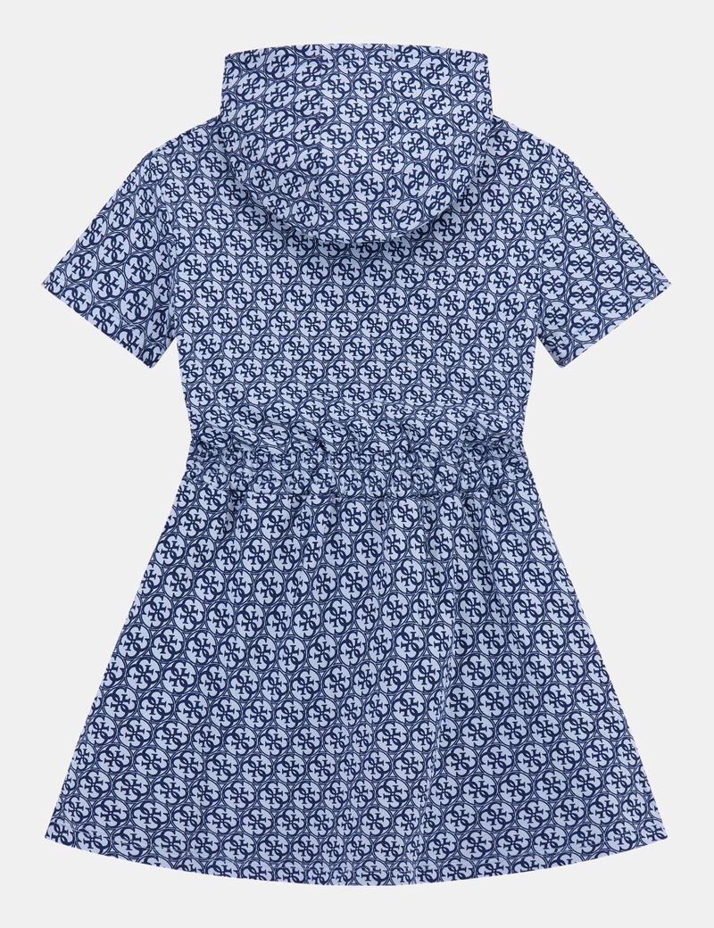 Hooded mini dress