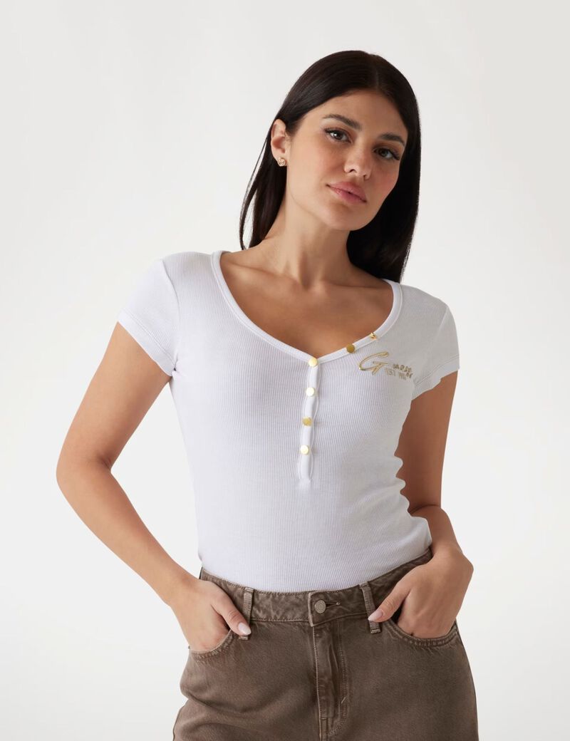 Rib knit top