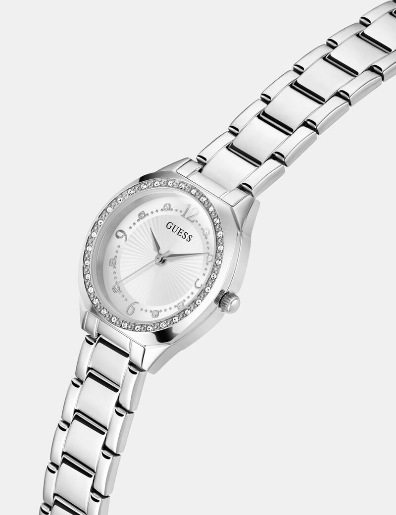 Ladies Silver Tone Analog Watch