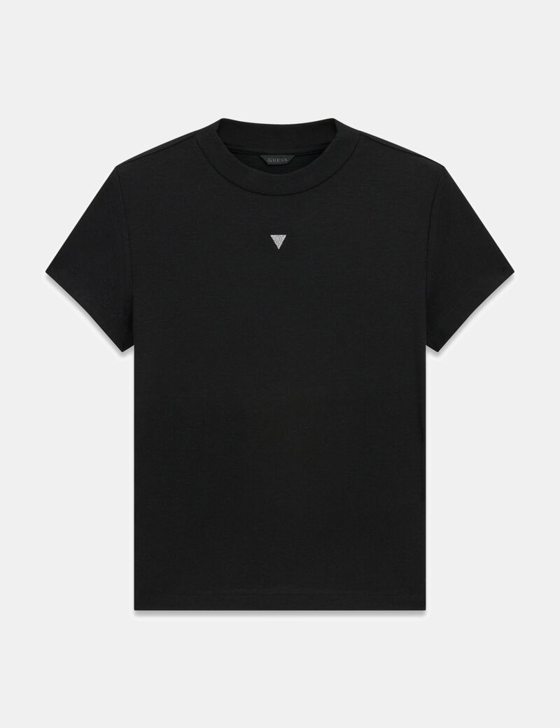 guess triangle logo t shirt