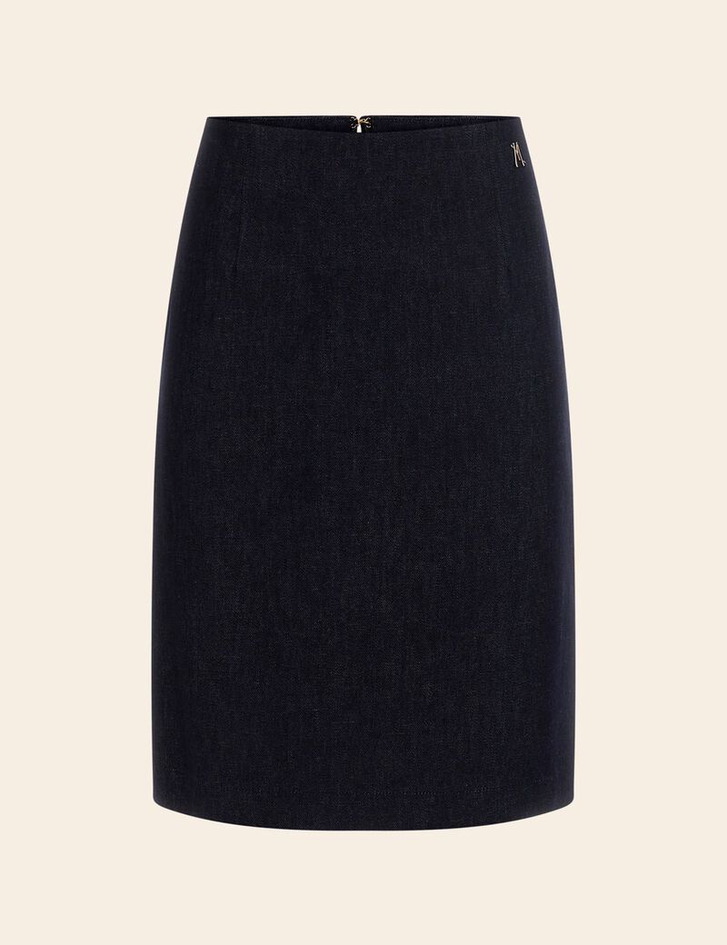 Marciano denim midi skirt