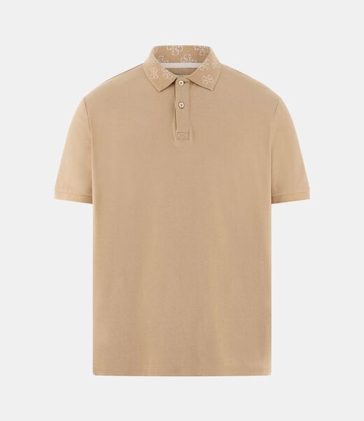 Logo collar polo shirt