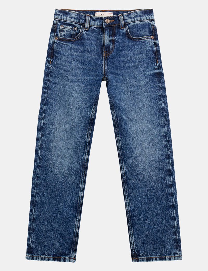 COMFORT DENIM STRAIGHT PANTS
