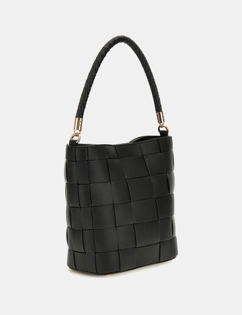 حقيبة دلو مايلي صغيرة منسوجة