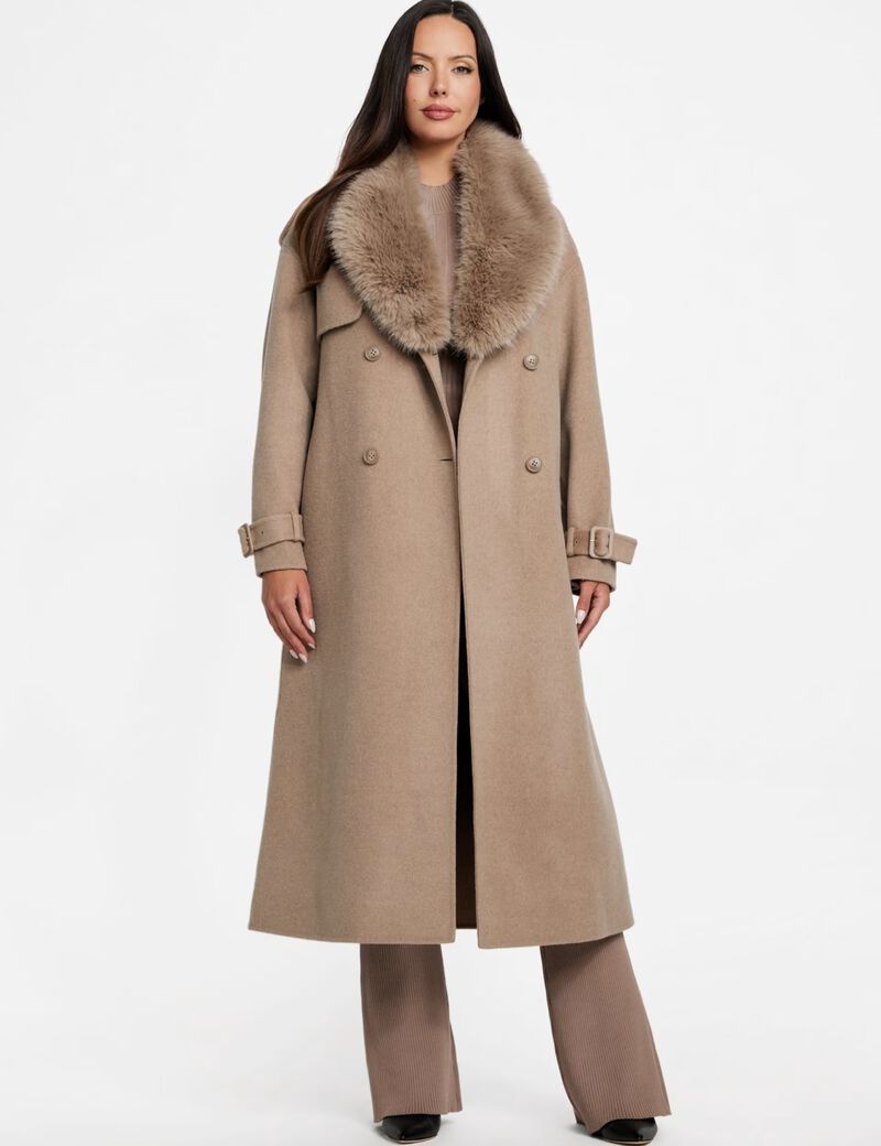 Marciano wool-blend coat