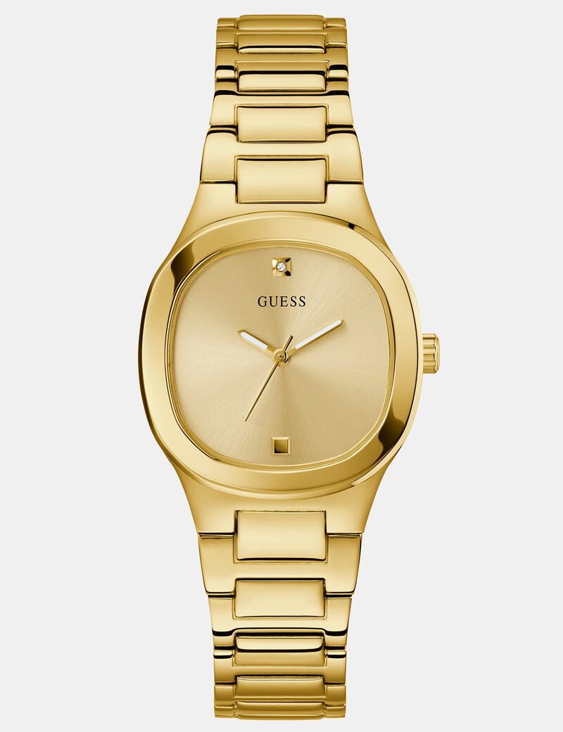 Stainless steel analogue watch