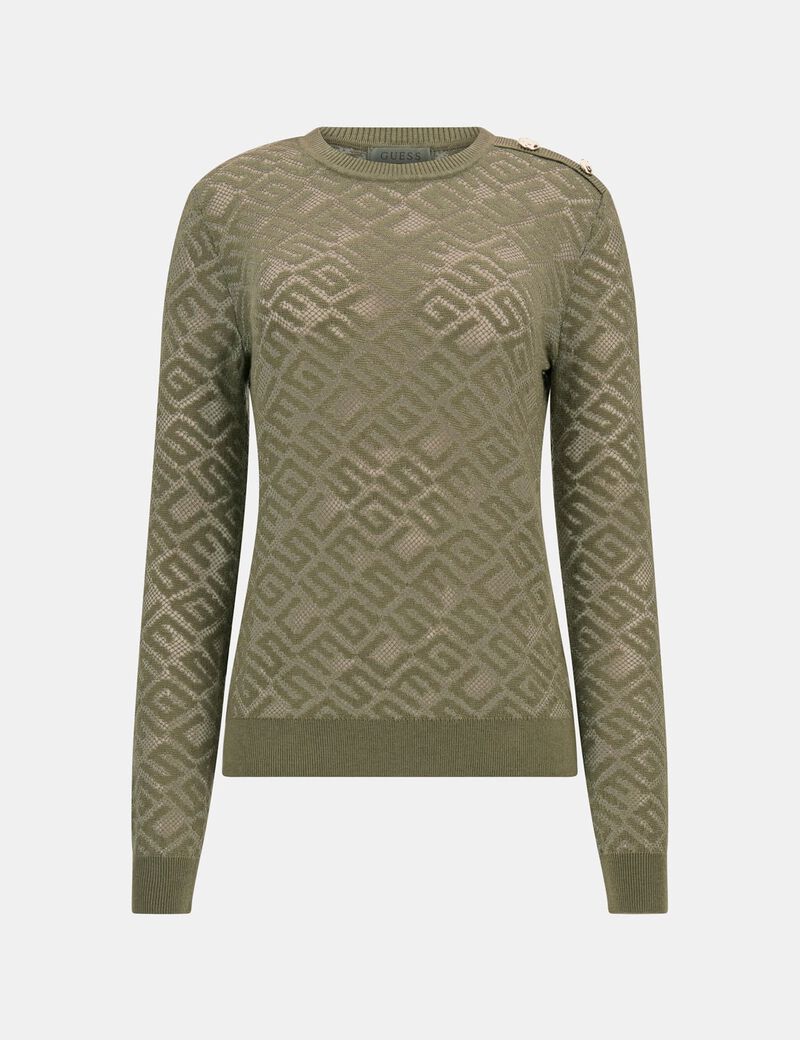 All Over Logo Sweater