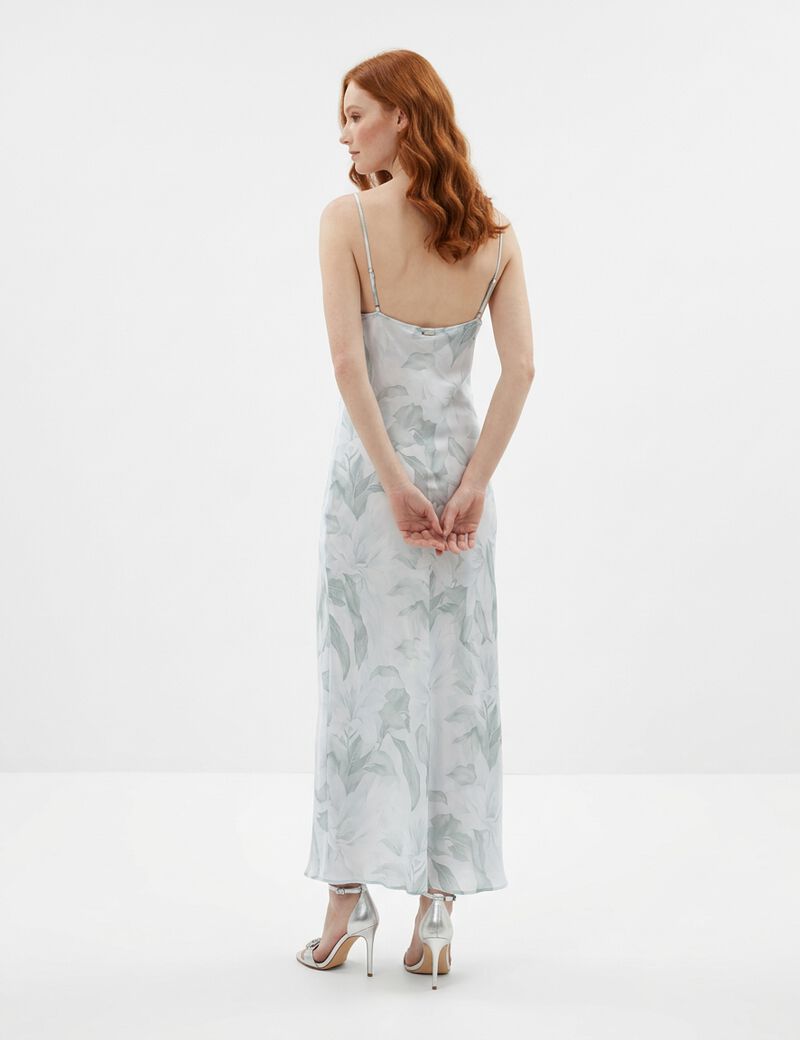 Satin midi dress