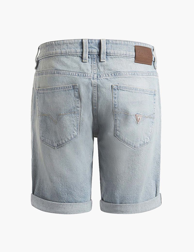 Slim Fit Denim Shorts