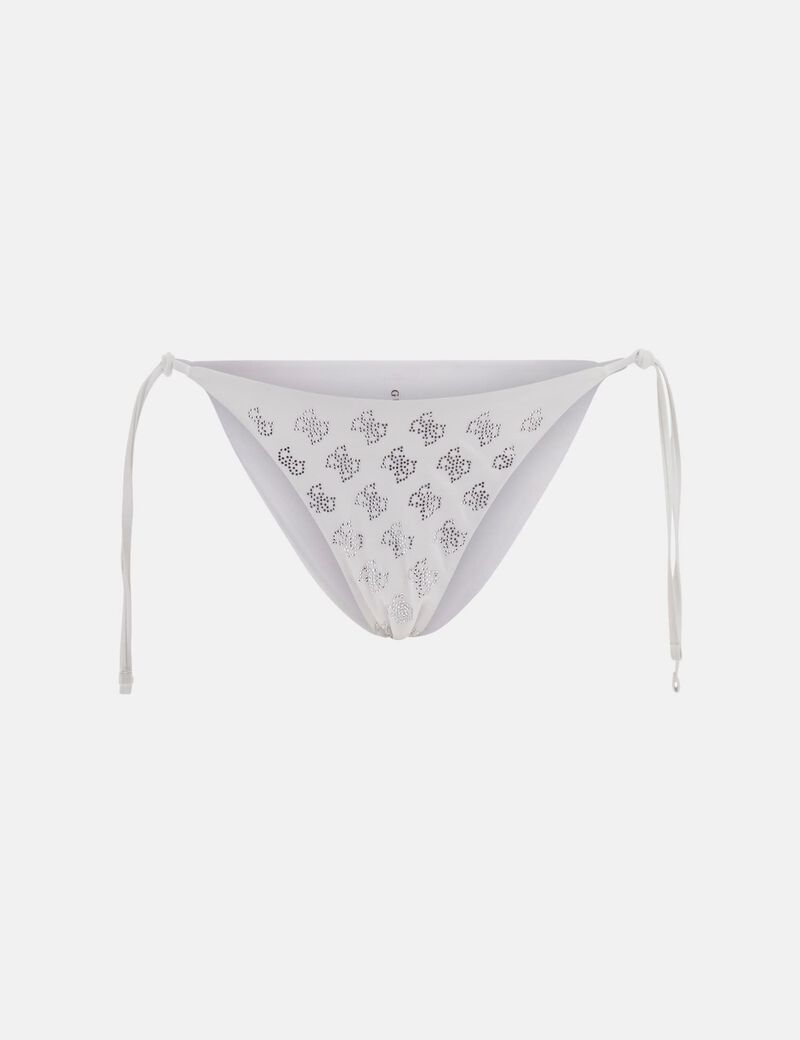 4G Logo string bikini bottoms