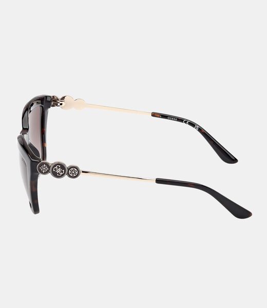 Cat-Eye Signature Plastic Sunglasses
