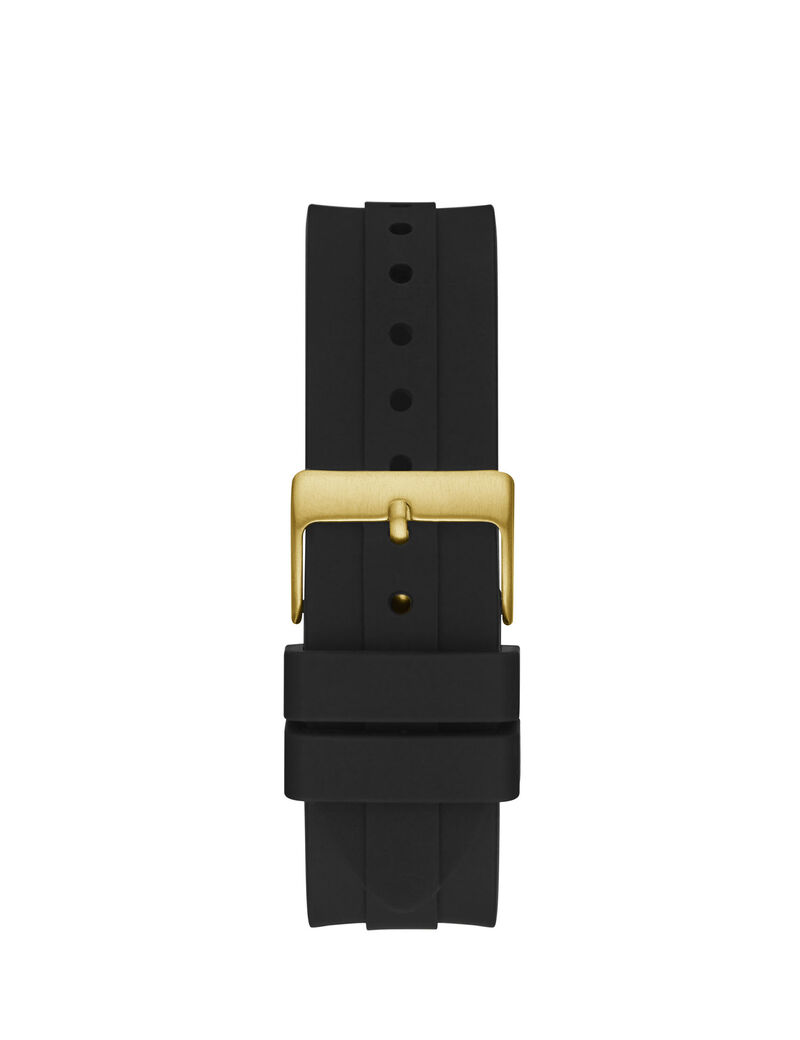 Black And Gold Analog Watch