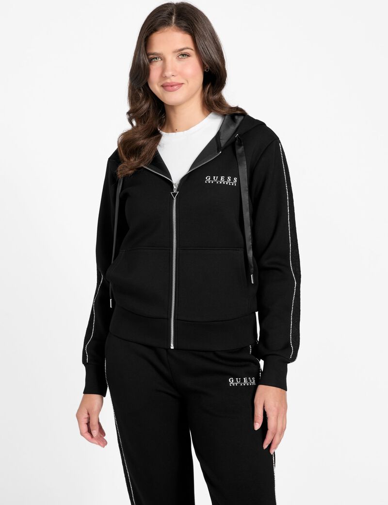 Scuba sweatshirt with hoodie