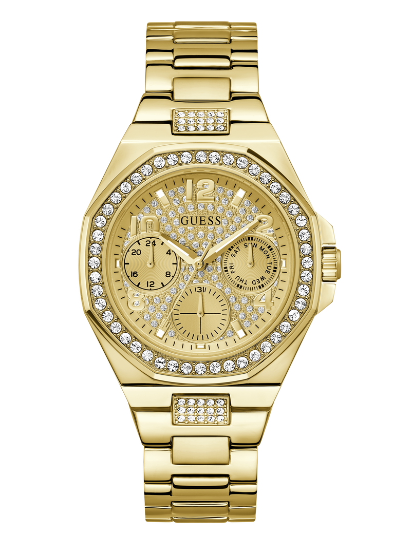 Ladies Gold Tone Multi-function Watch
