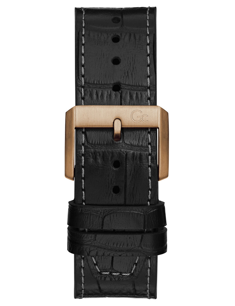 guess gc coussin shape chrono leather