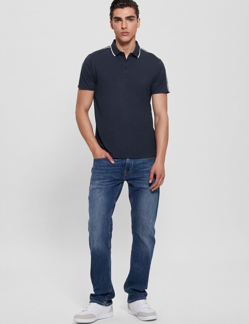 Logo bands polo shirt