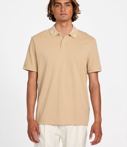 Logo collar polo shirt