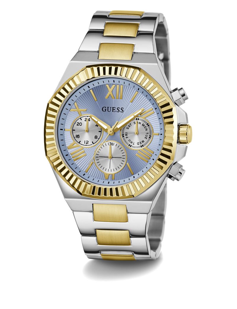 Stainless steel multi-function watch