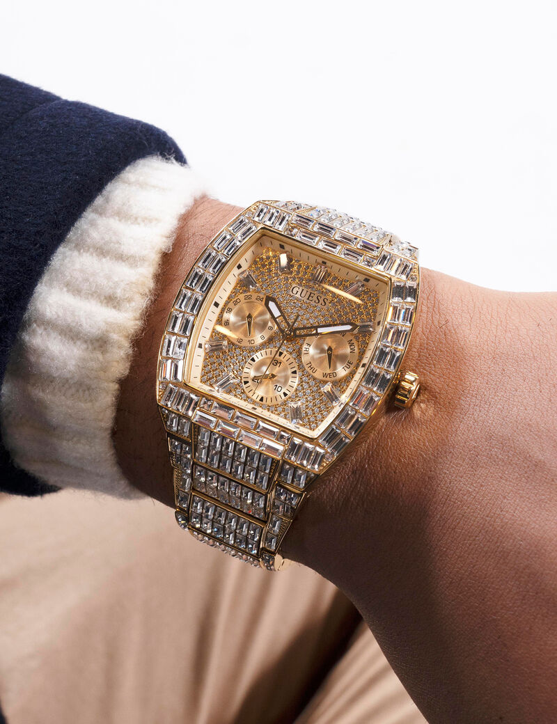 Silver Tone Multi-function Watch