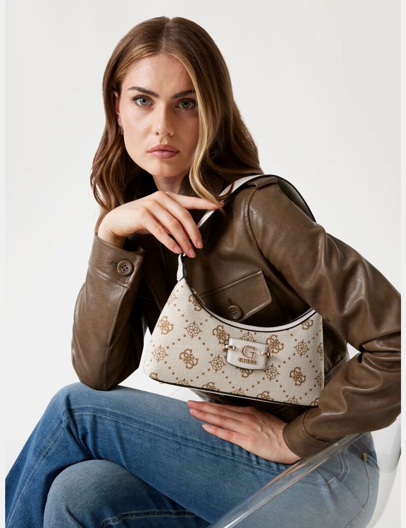 حقيبة كتف نيدا بشعار 4G الفاوانيا