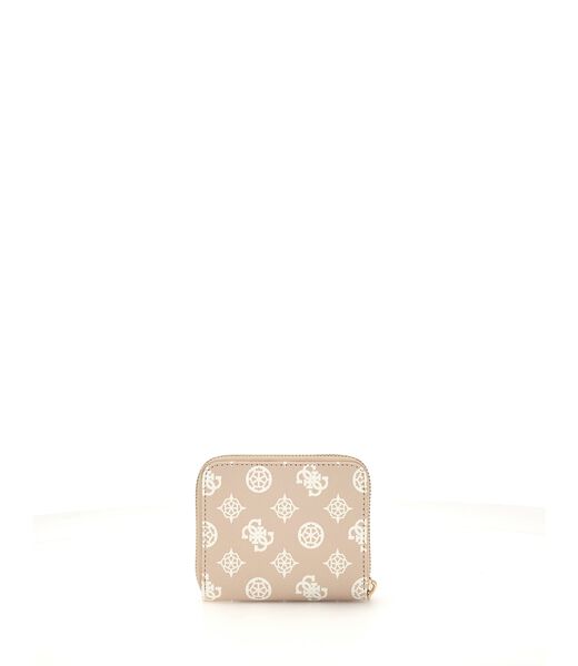 Laurel 4G peony logo mini wallet