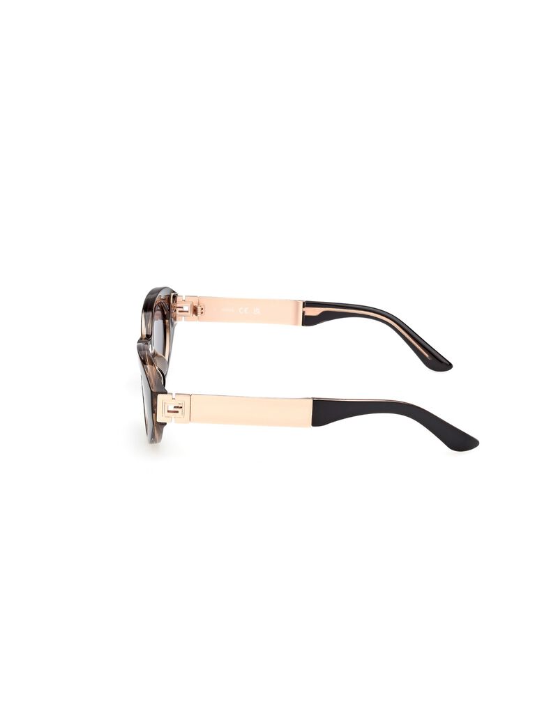 Oval plastic sunglasses