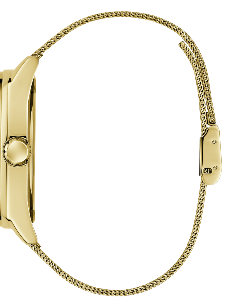Mens Gold Tone Analog Watch