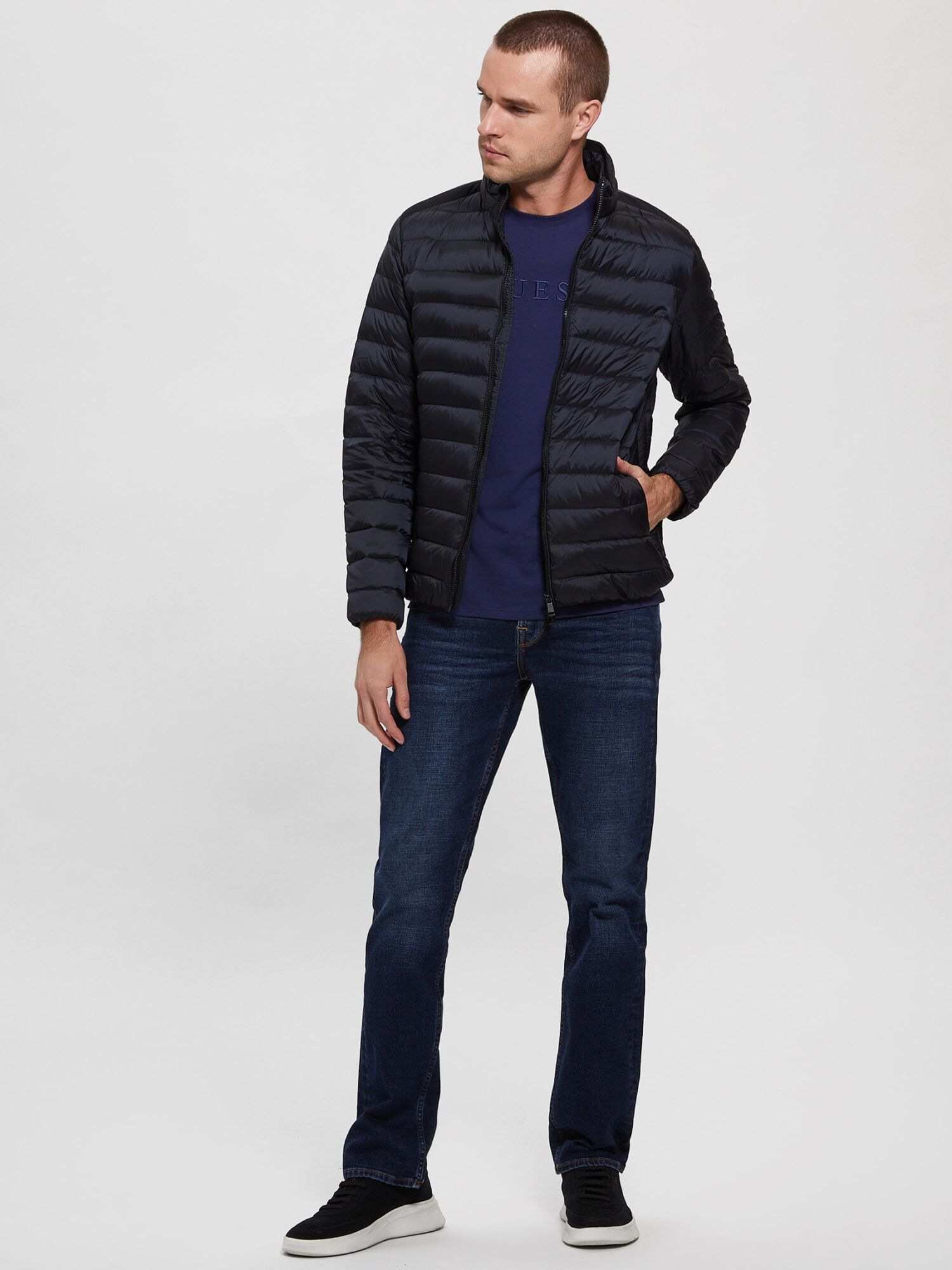 Guess packable jacket deals