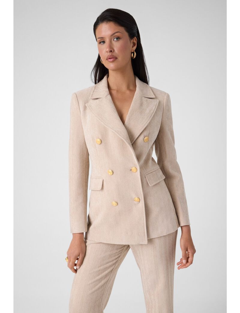 guess marciano double breasted blazer