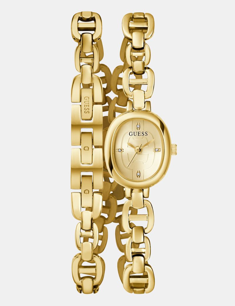 Ladies Gold Tone Analog Watch