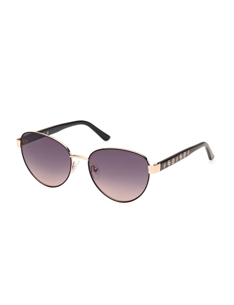 Round Full Rim Sunglasses
